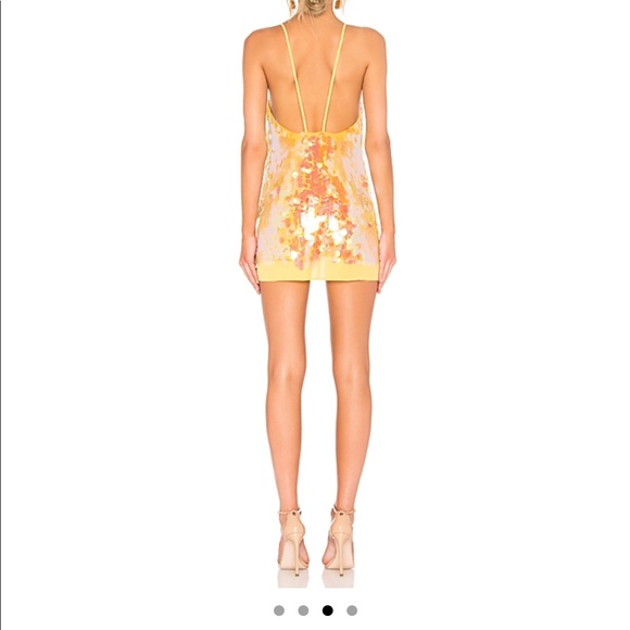 Yellow Sparkly LPA dress from Revolve - Picture 2 of 2
